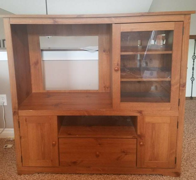 Old entertainment center