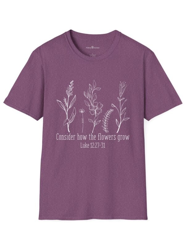 Consider How the Flowers Grow