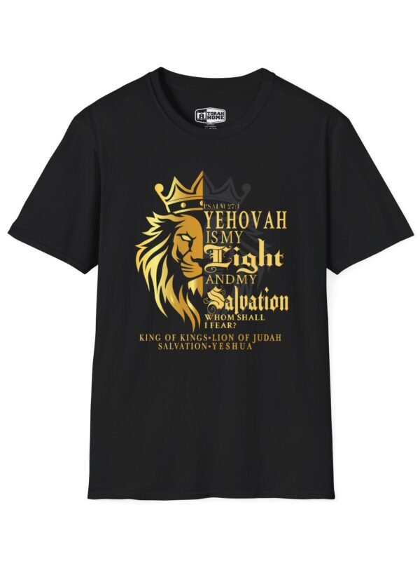 "Yehovah Is My Light and My Salvation" Inspirational Faith Tee